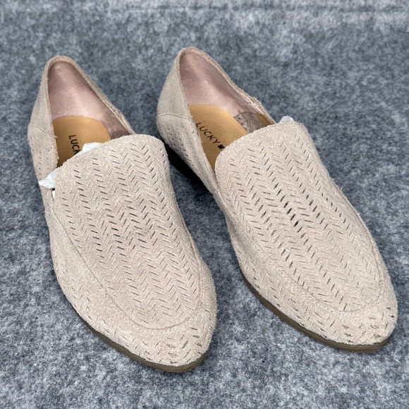 Lucky Brand Women's Tan Brogan Loafers- Sz‎ 7M - Picture 1 of 10